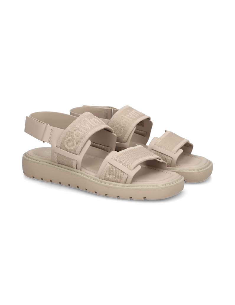 CALVIN-KLEIN-JEANS-SQ-MOLDED-SANDAL-WEBB-črna