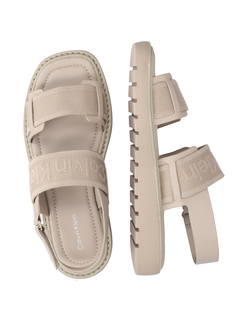 CALVIN-KLEIN-JEANS-SQ-MOLDED-SANDAL-WEBB-črna