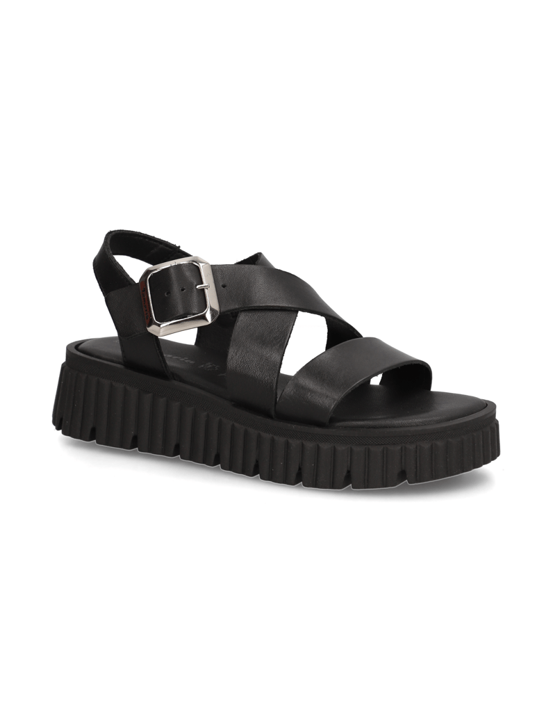 TAMARIS-sandali-črna