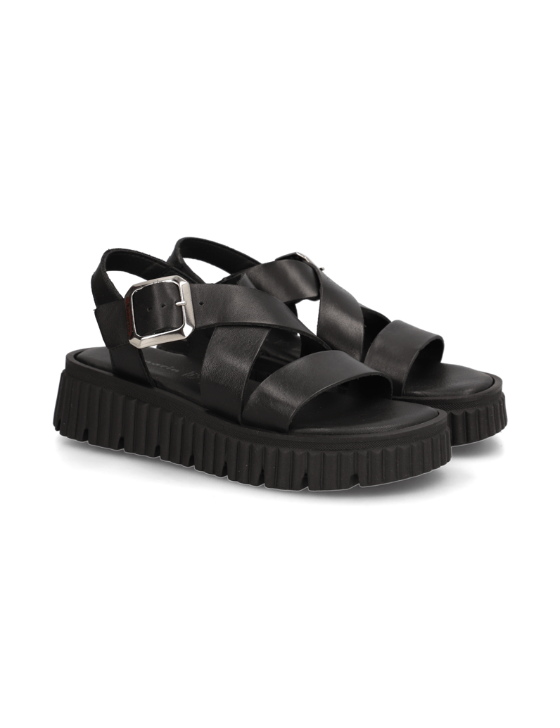 TAMARIS-sandali-črna