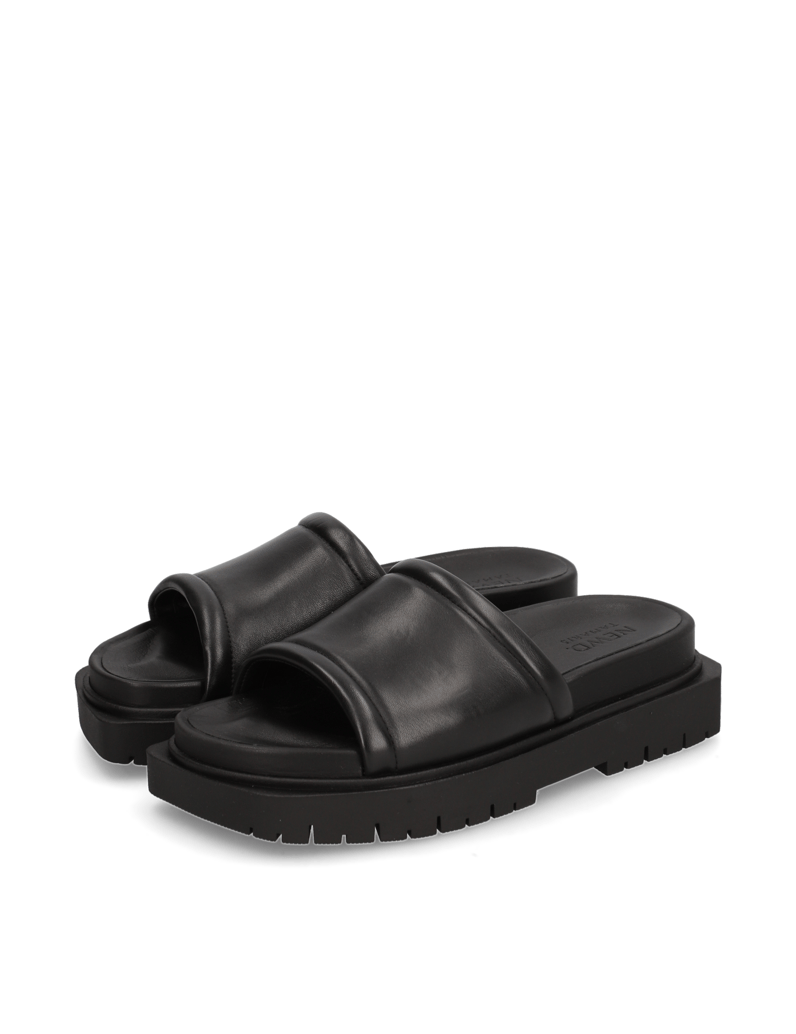 NEWD.Tamaris-Glattleder-Pantoffel