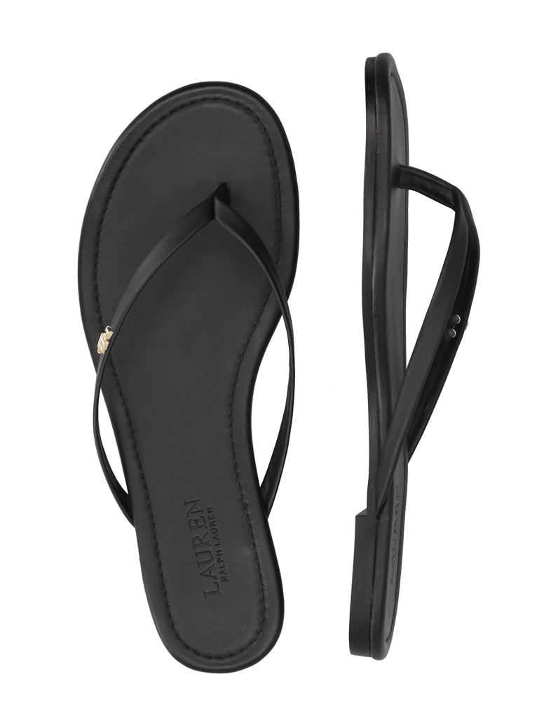 Lauren-Ralph-Lauren-RAQUEL-SANDALS-FLIP-FLOP-schwarz