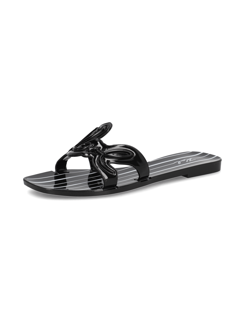 KARL-LAGERFELD-JELLY-S-Black-Rubber-čierna