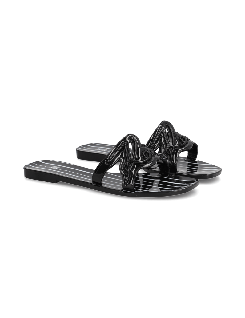 KARL-LAGERFELD-JELLY-S-Black-Rubber-čierna