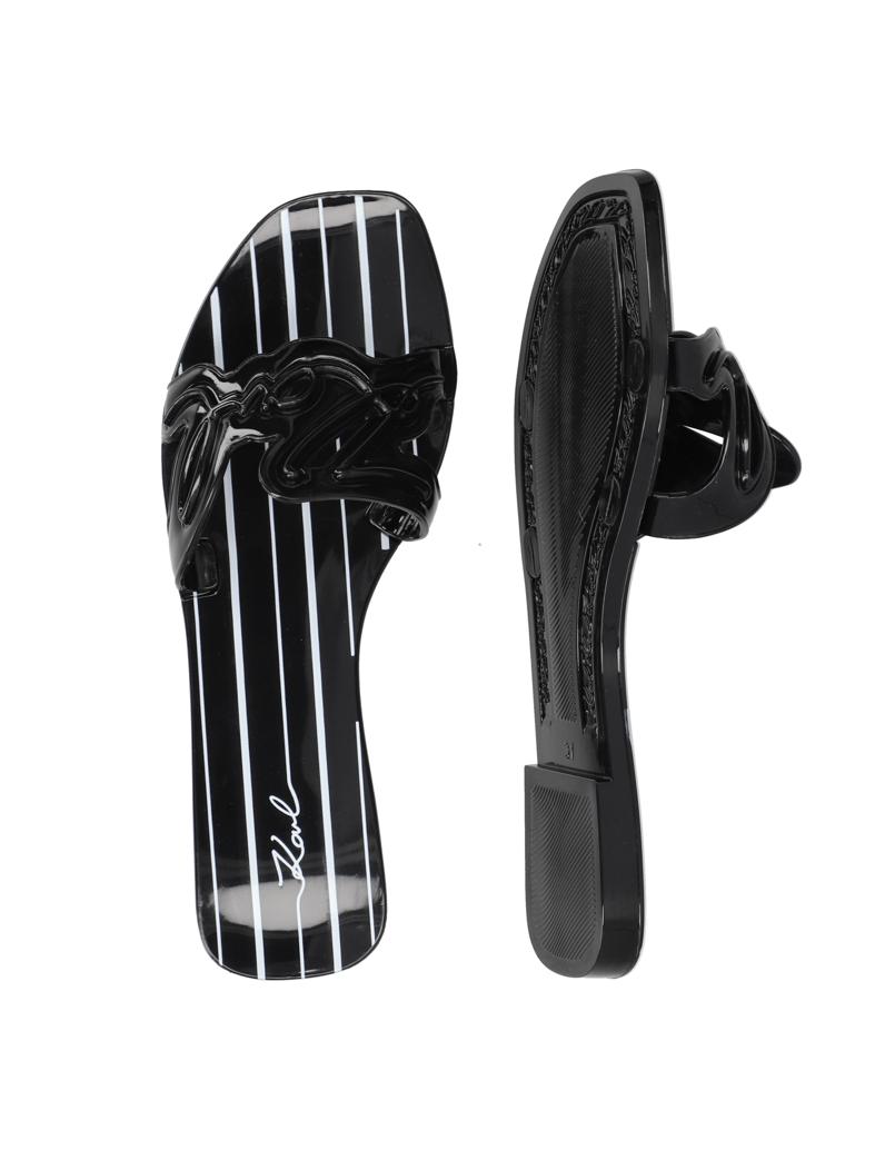 KARL-LAGERFELD-JELLY-S-Black-Rubber-čierna