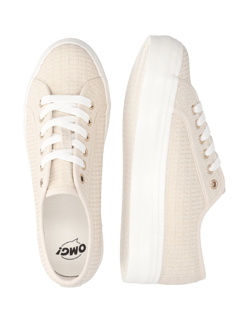 OMG!-textil-tenisky-béžová