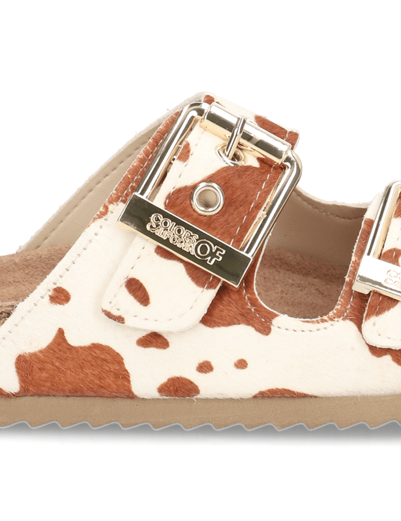 Colors-of-California-imitácia-kože-šľapky-béžová