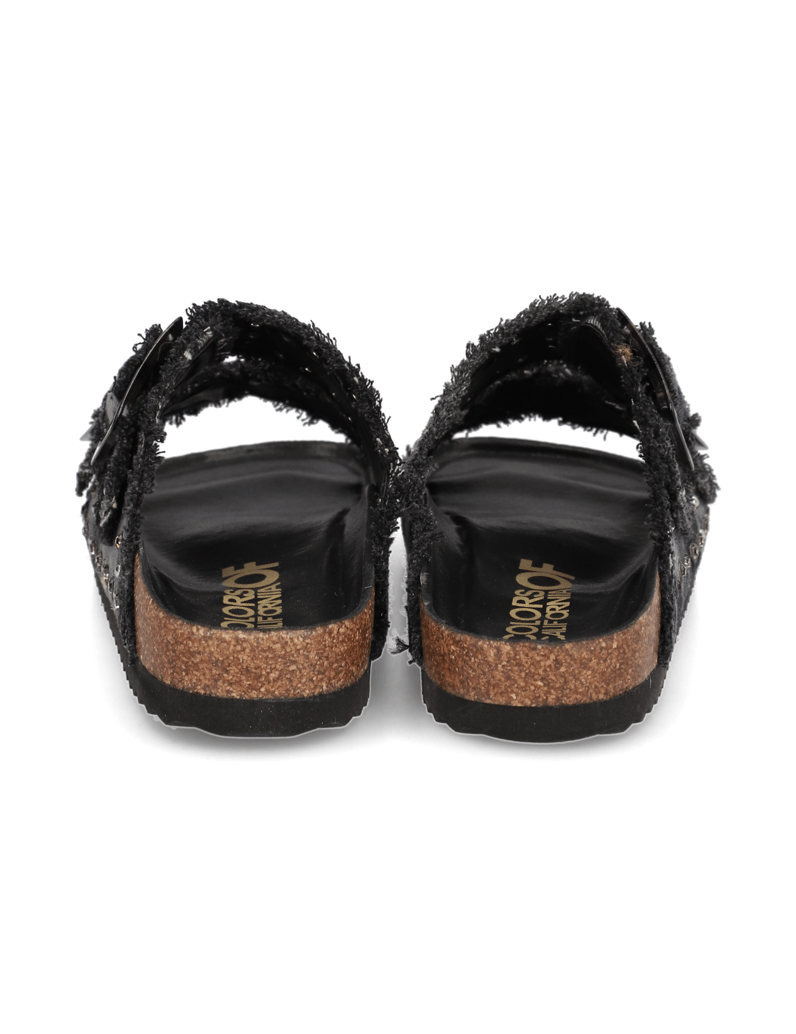 Colors-of-California-Textil-Pantoffel-schwarz