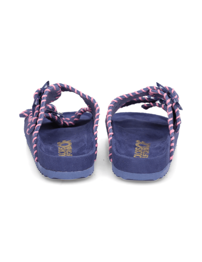 Colors-of-California-Veloursleder-Pantoffel-gelb