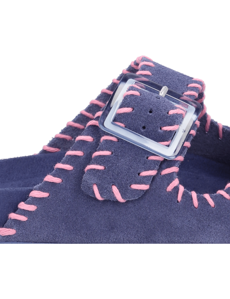 Colors-of-California-Veloursleder-Pantoffel-gelb