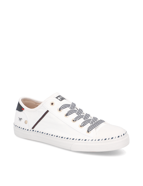 

plátno Športová šnurovacia obuv, Biela