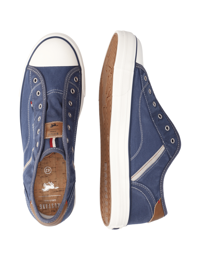 Mustang-Canvas-Sneaker-grau