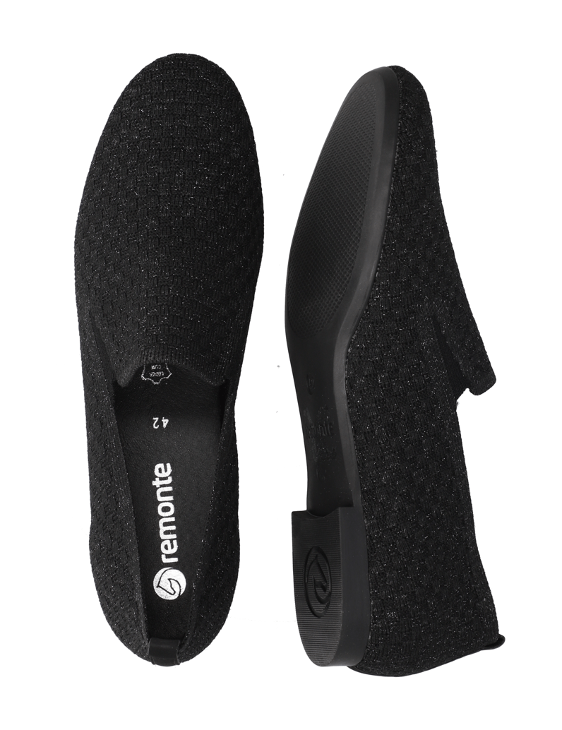Remonte-Slipper-schwarz