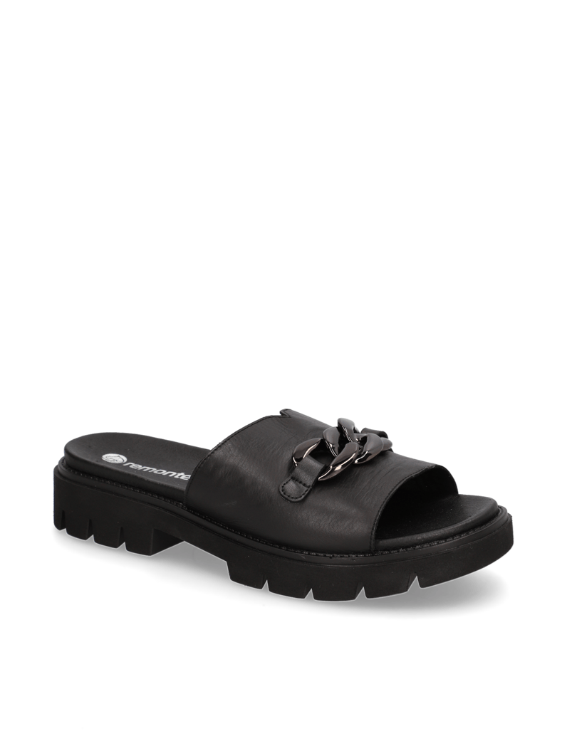 Remonte-Glattleder-Pantoffel