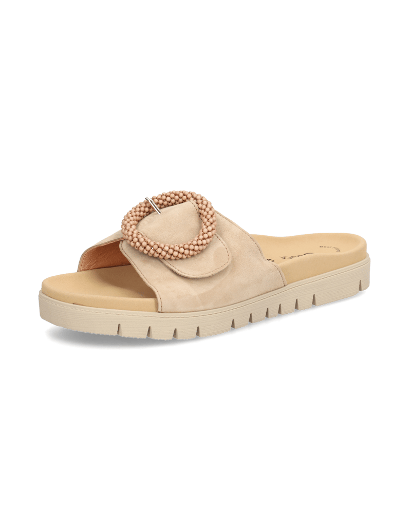 Gabor-velúr-šľapky-ružová