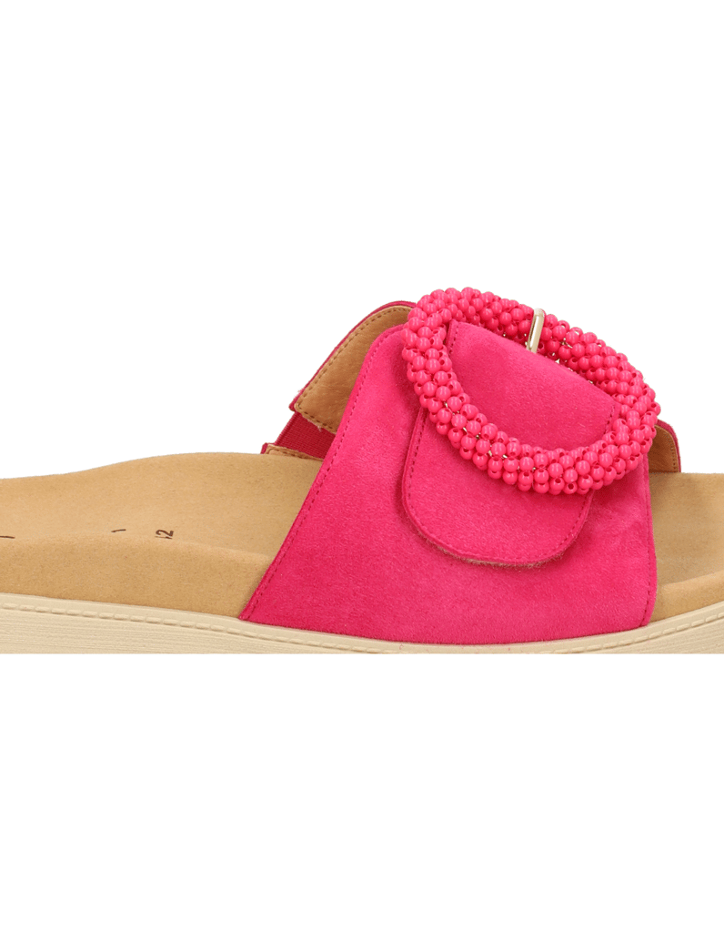 Gabor-velúr-šľapky-ružová