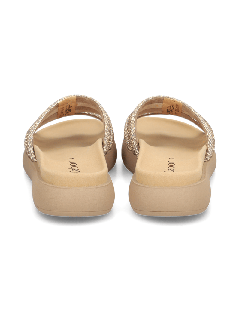 Gabor-Sonstige-Obermaterialien-Pantoffel-gold