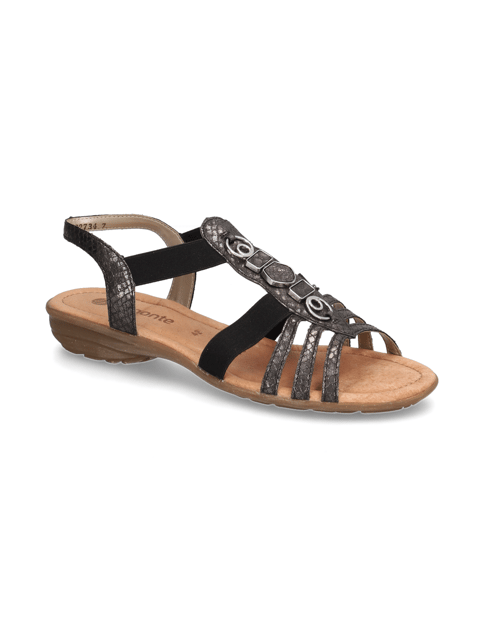 

Textil Sandale, Čierna