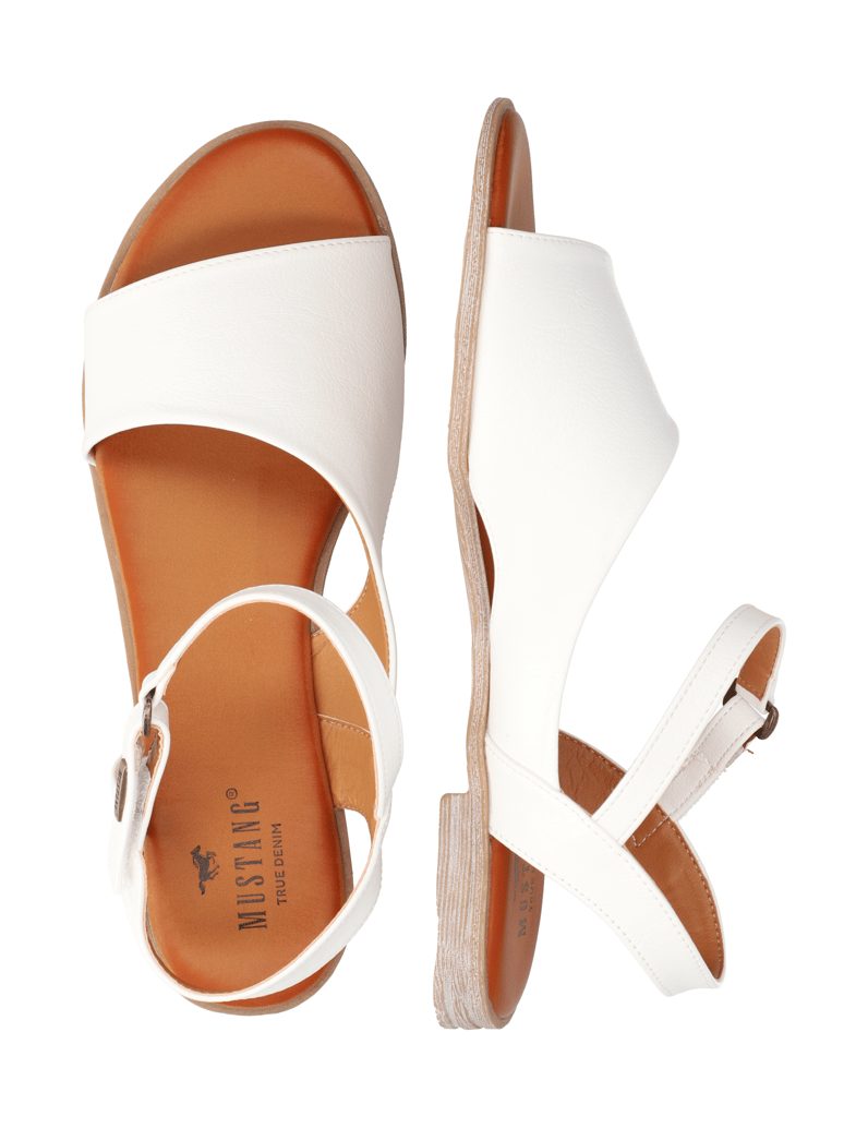 Mustang-sandály-bílá