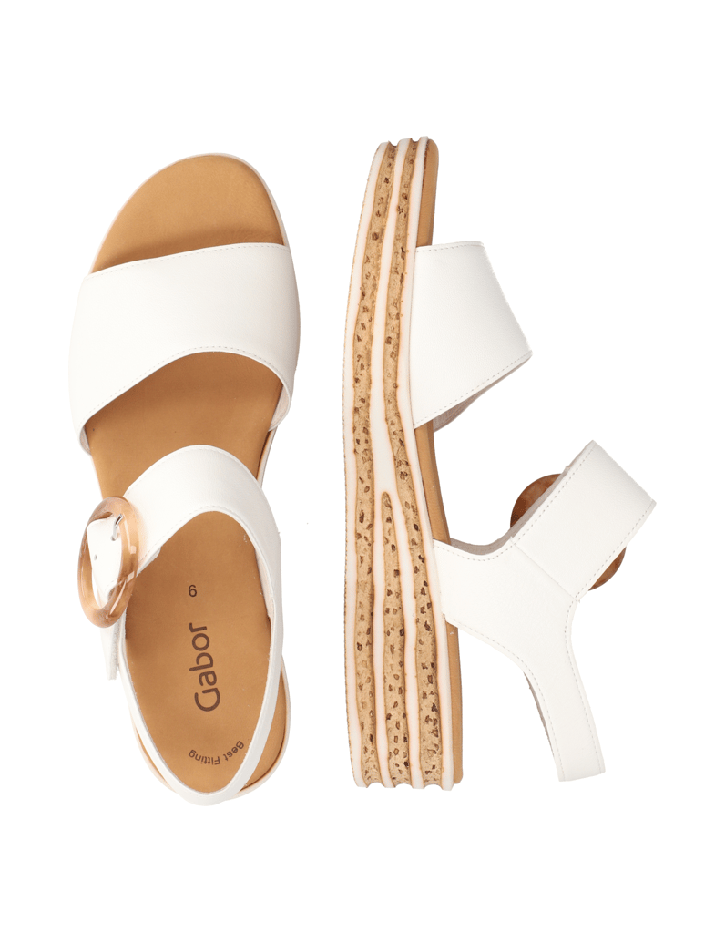 Gabor-Glattleder-Sandale-schwarz