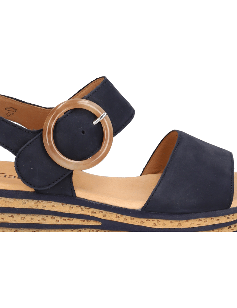 Gabor-Nubukleder-Sandale-schwarz