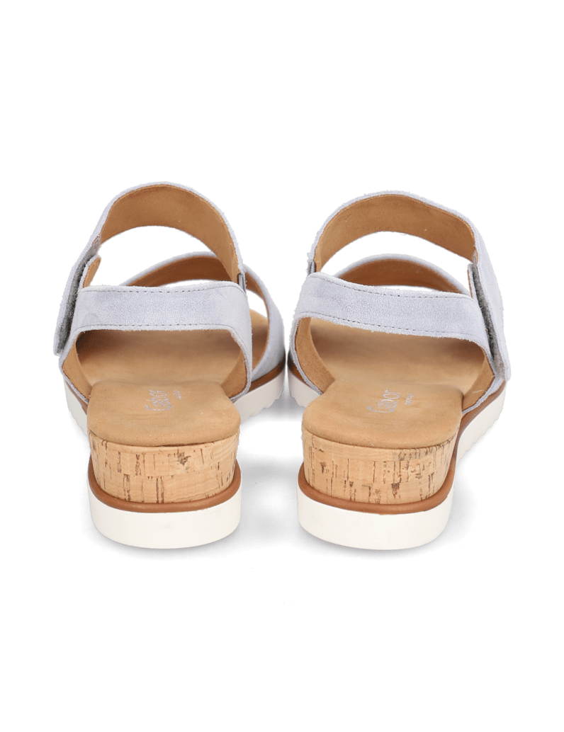 Gabor-Veloursleder-Sandale-schwarz