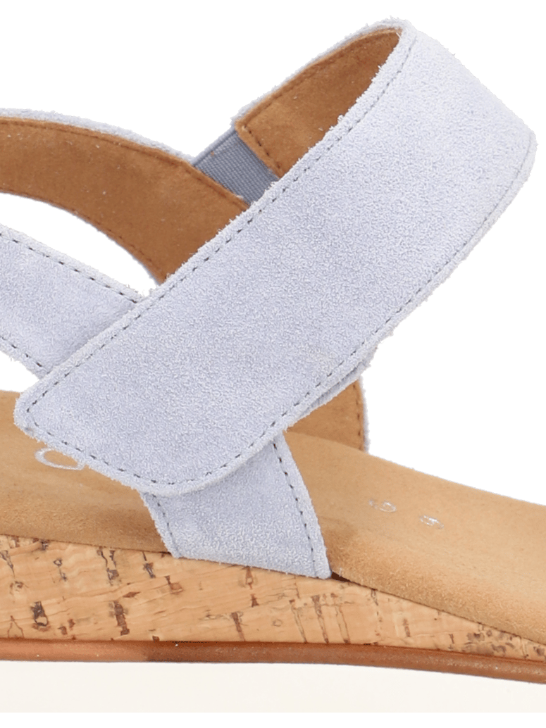 Gabor-Veloursleder-Sandale-schwarz