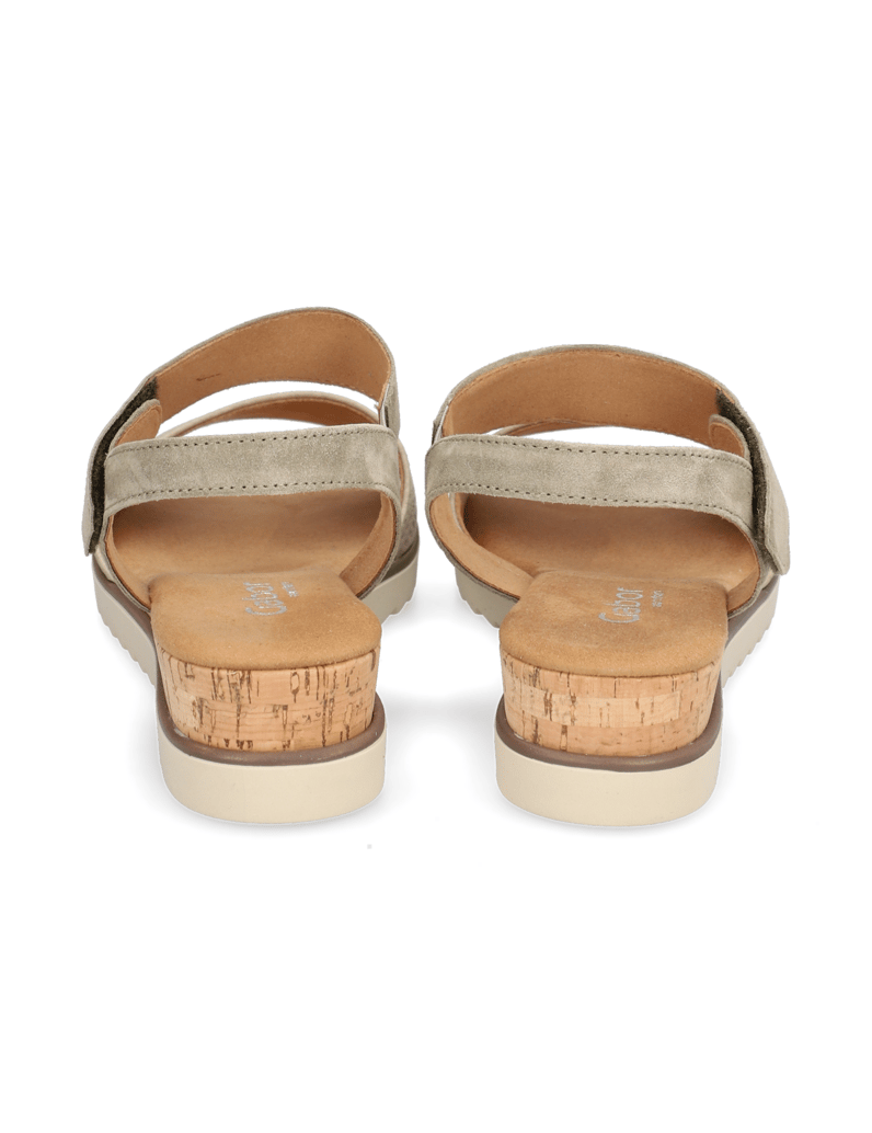 Gabor-Lederkombination-Sandale-černá