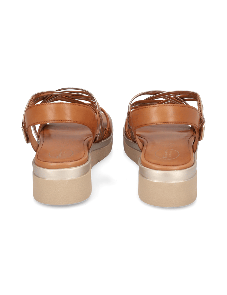 TAMARIS-Comfort-kombinace-kůže-sandály-na-klínku-černá