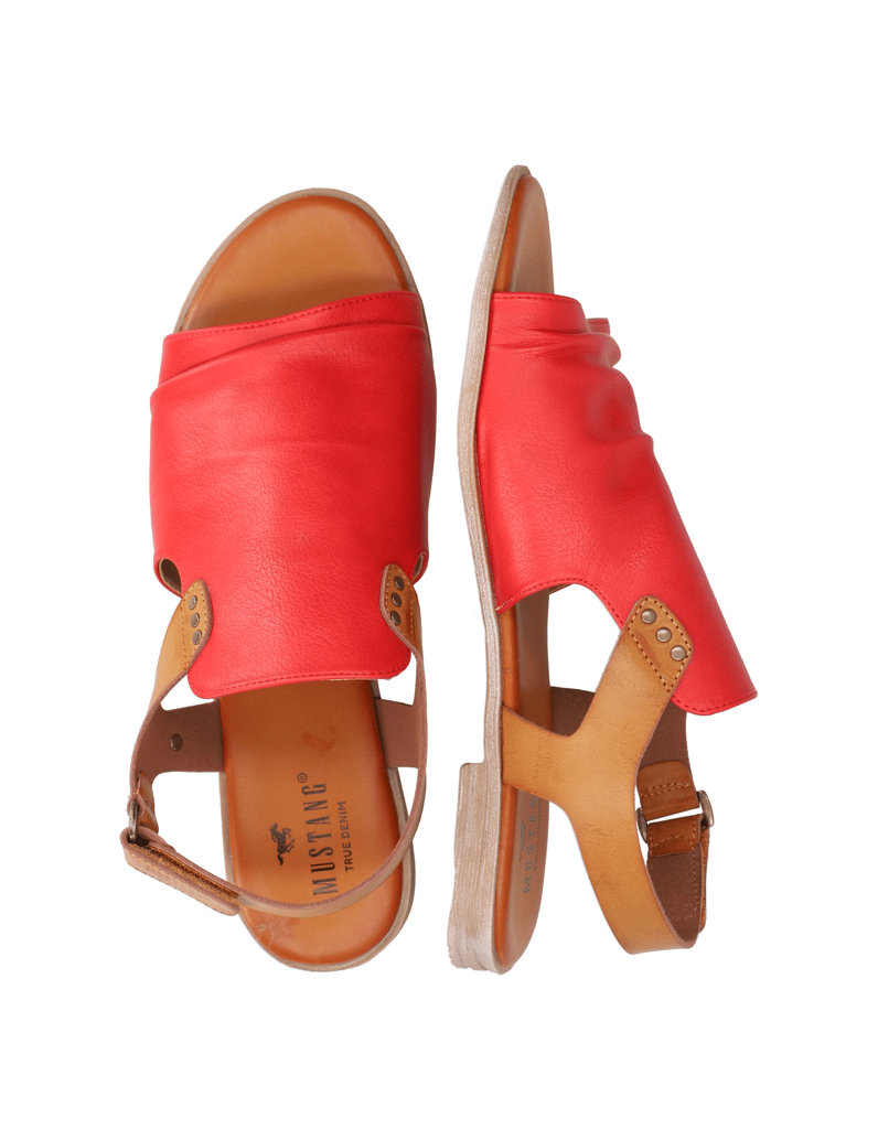 Mustang-sandali-rdeča