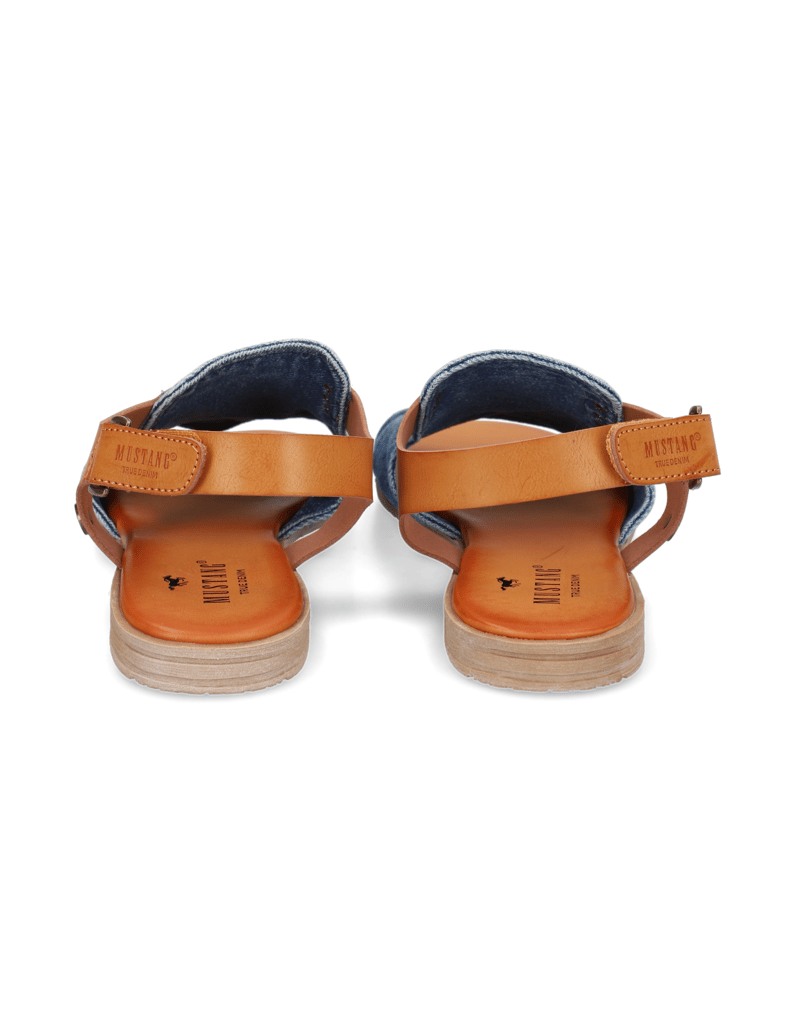 Mustang-tekstil-sandali-rdeča