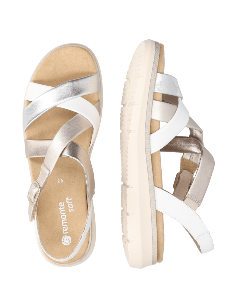 Remonte-kombinácia-s-kožou-sandále-viacfarebný