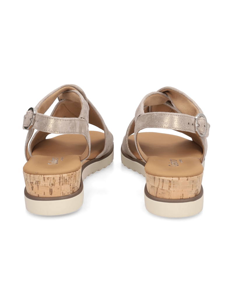 Gabor-nubuk-sandály-černá