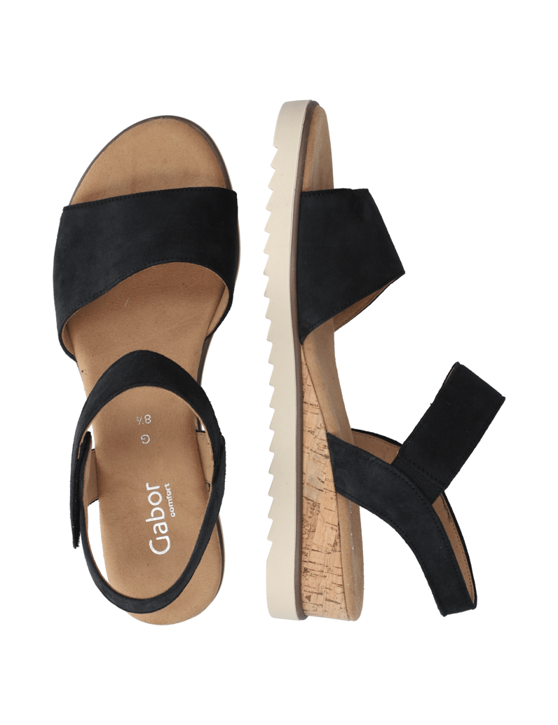 Gabor-Veloursleder-Sandale-blau