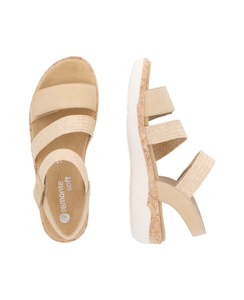Remonte-Riemchensandalen-R6861-beige