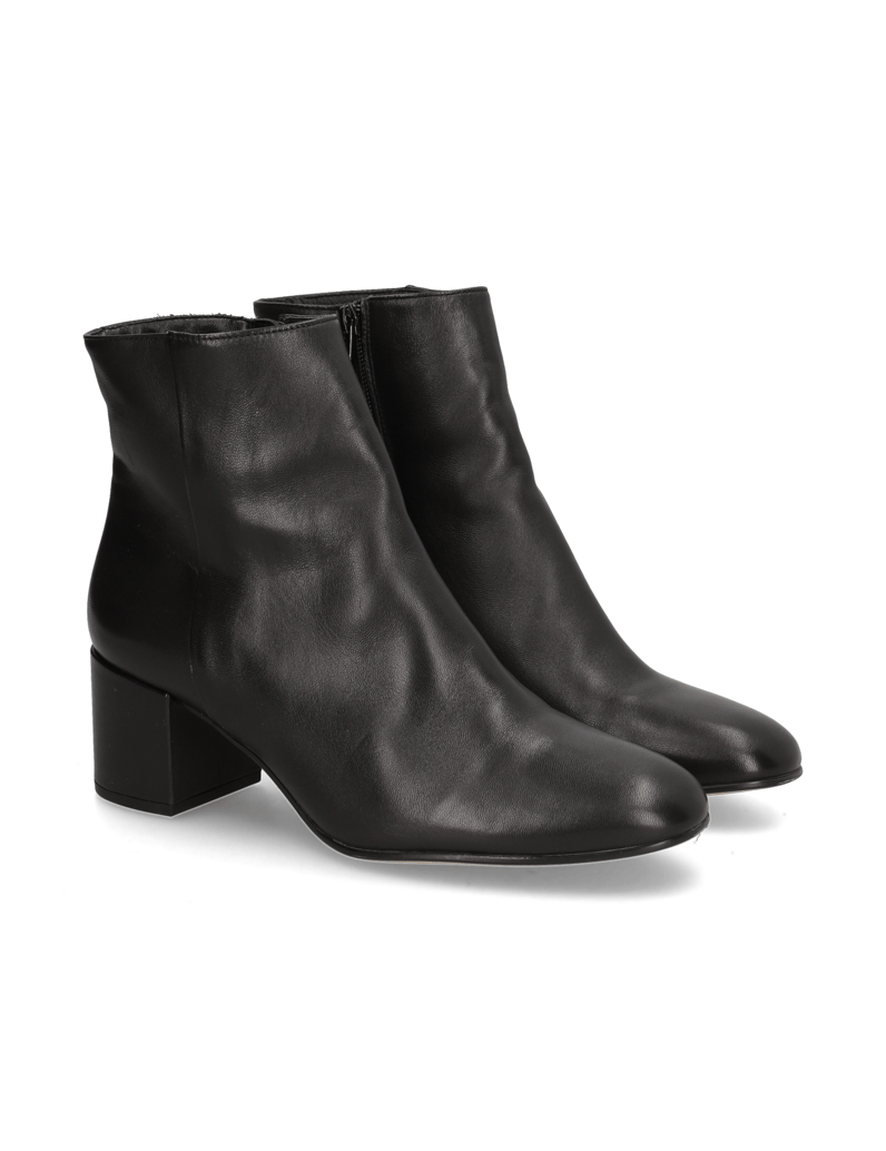 Högl-Glattleder-Stiefelette-čierna