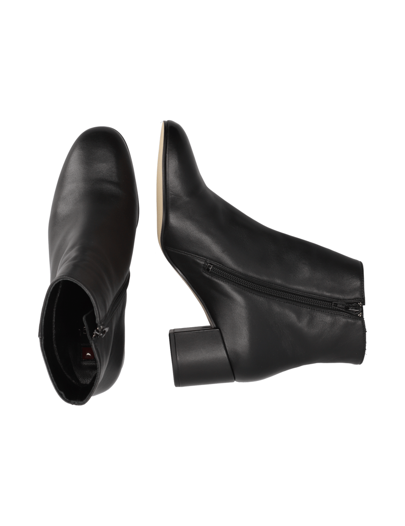 Högl-Glattleder-Stiefelette-čierna