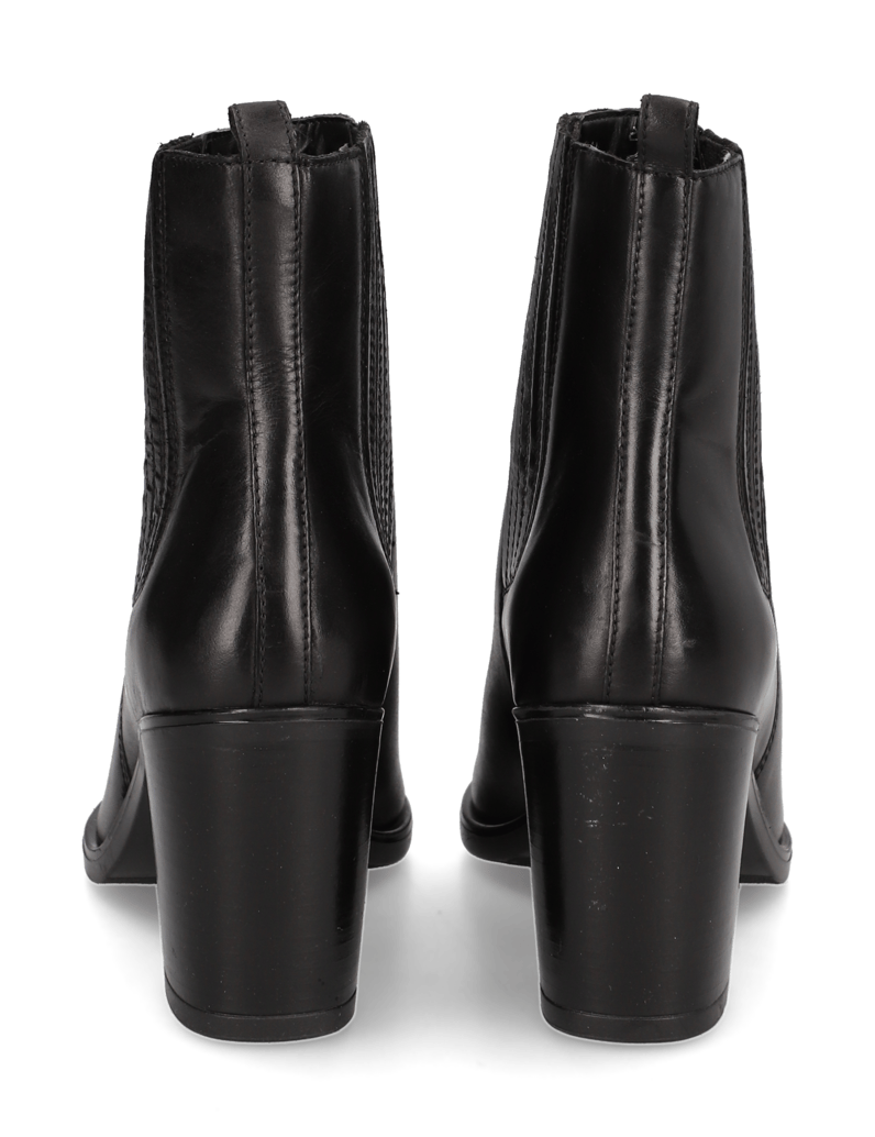 Lazzarini-Glattleder-Stiefelette-schwarz