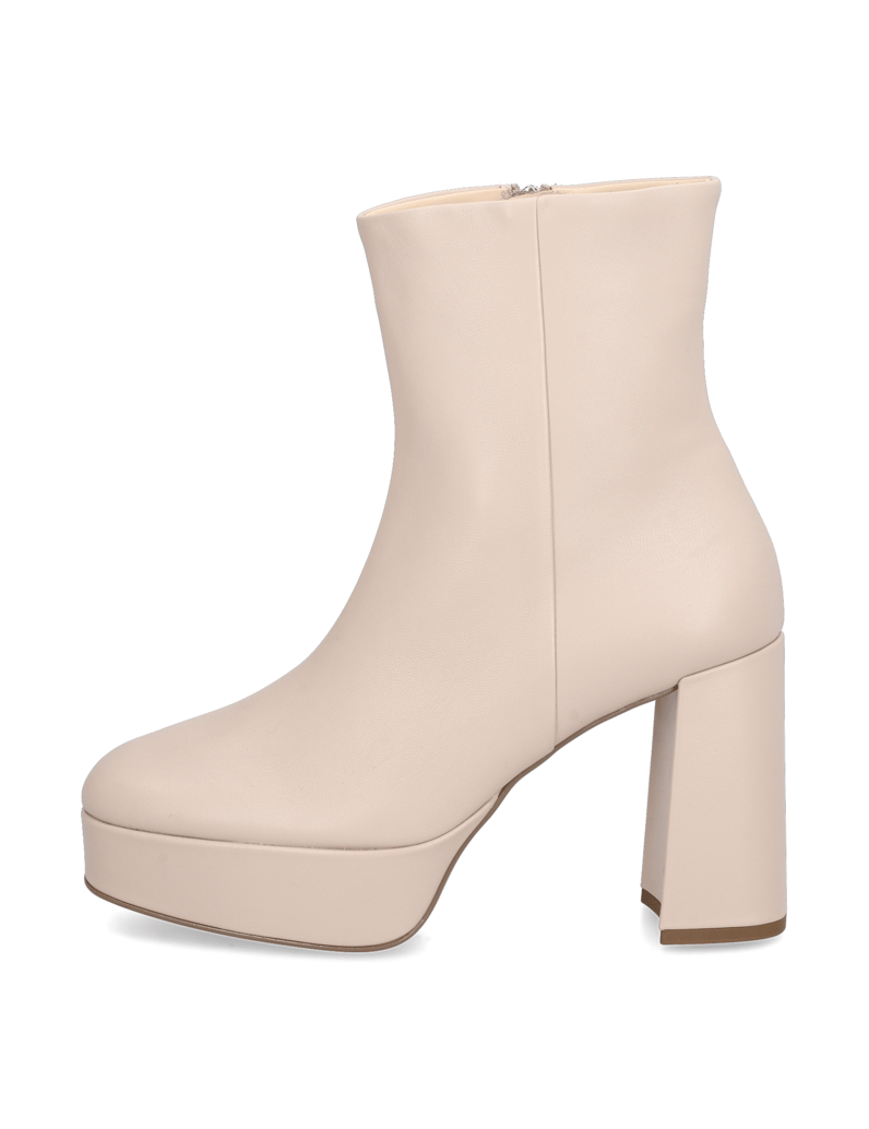 Högl-Glattleder-Stiefelette-beige