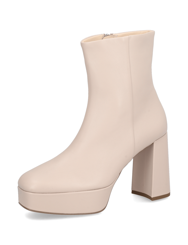 Högl-Glattleder-Stiefelette-beige