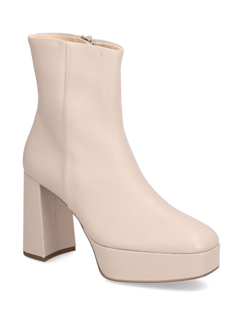 Högl-Glattleder-Stiefelette-beige
