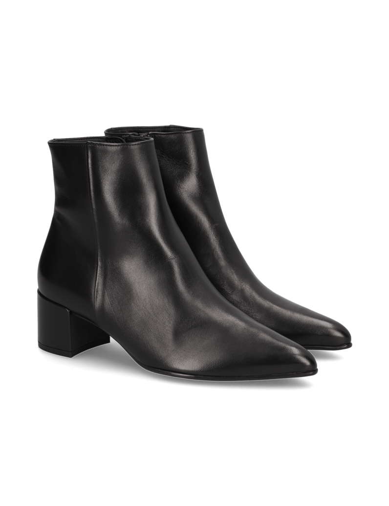 Högl-Glattleder-Stiefelette-schwarz