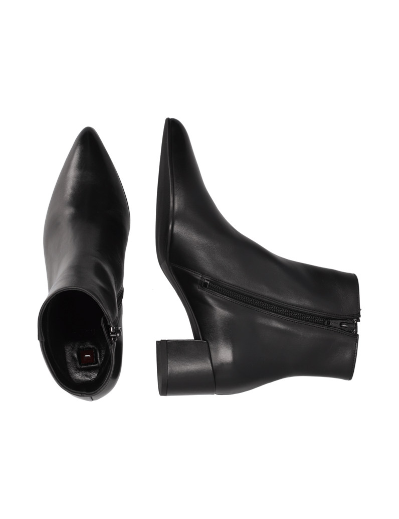 Högl-Glattleder-Stiefelette-schwarz