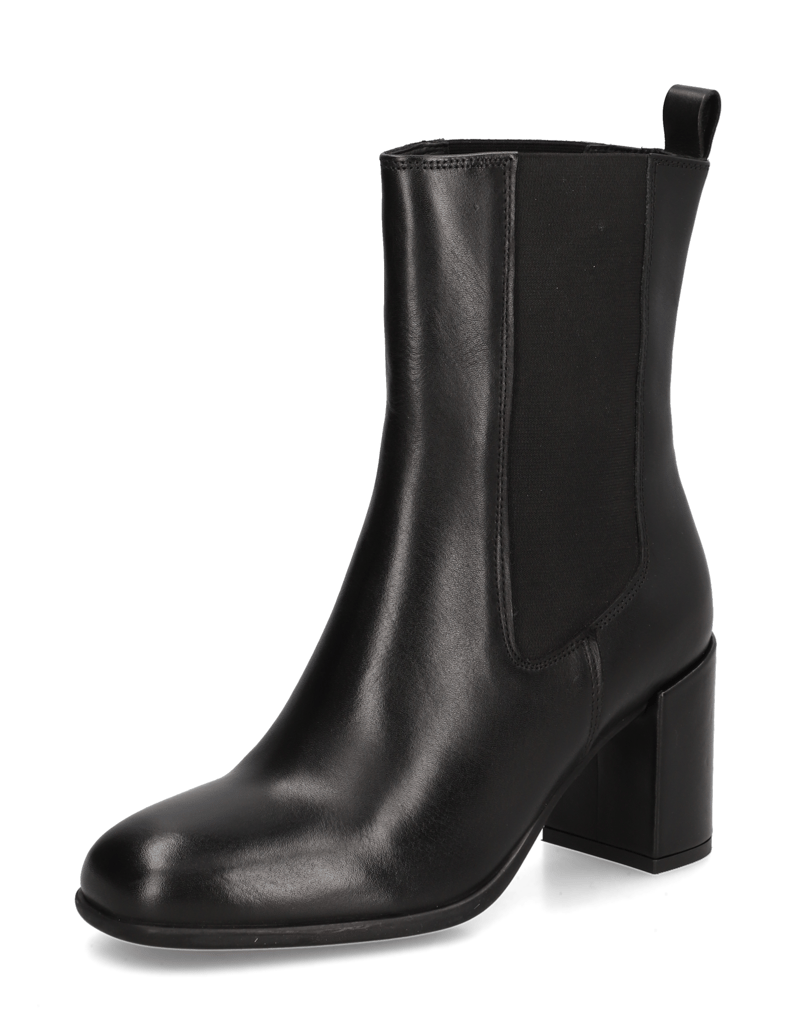 Lazzarini-Glattleder-Stiefelette-schwarz