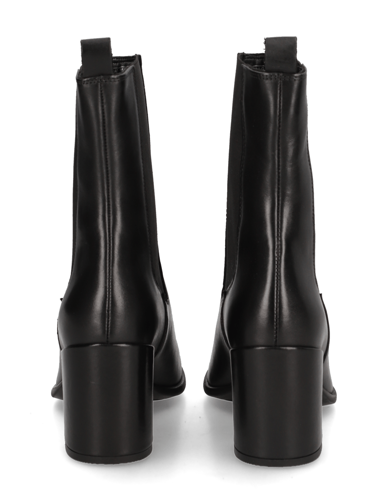 Lazzarini-Glattleder-Stiefelette-schwarz