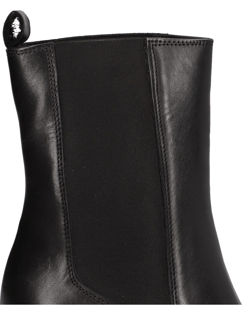 Lazzarini-Glattleder-Stiefelette-schwarz