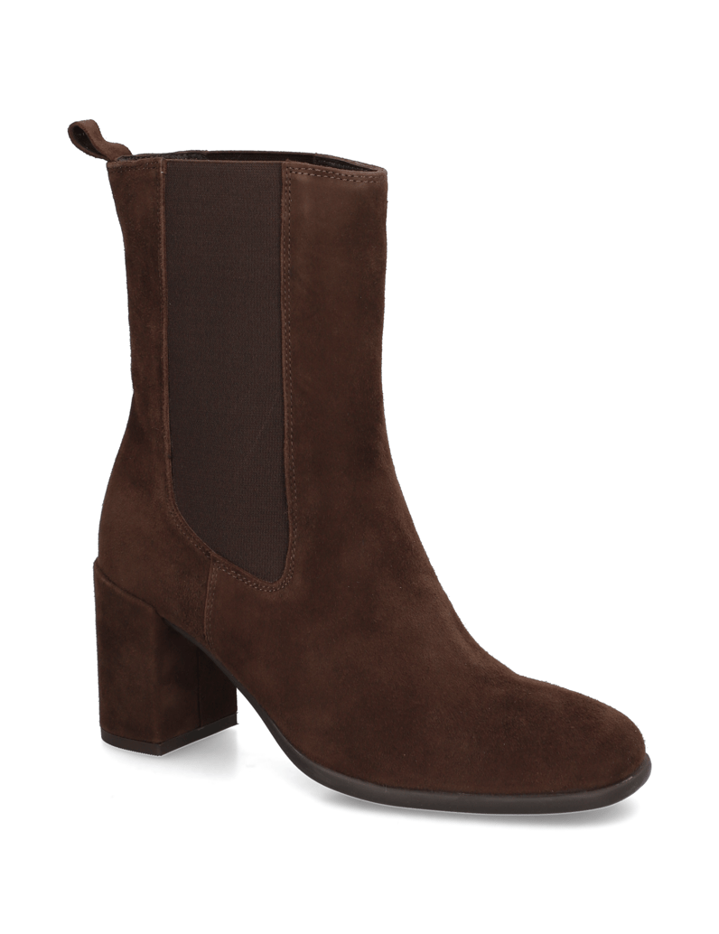 Lazzarini-Veloursleder-Stiefelette-schwarz