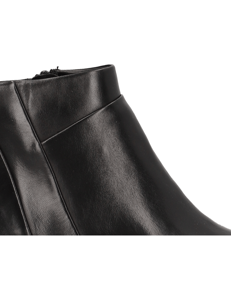 Lazzarini-Glattleder-Stiefelette-schwarz