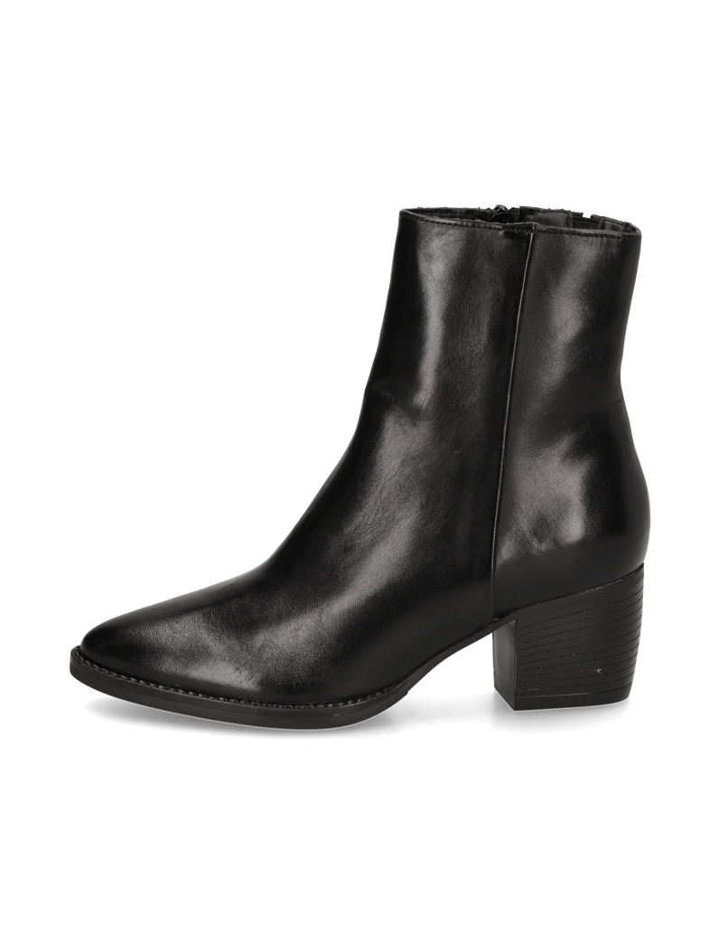 Lazzarini-Glattleder-Stiefelette-schwarz