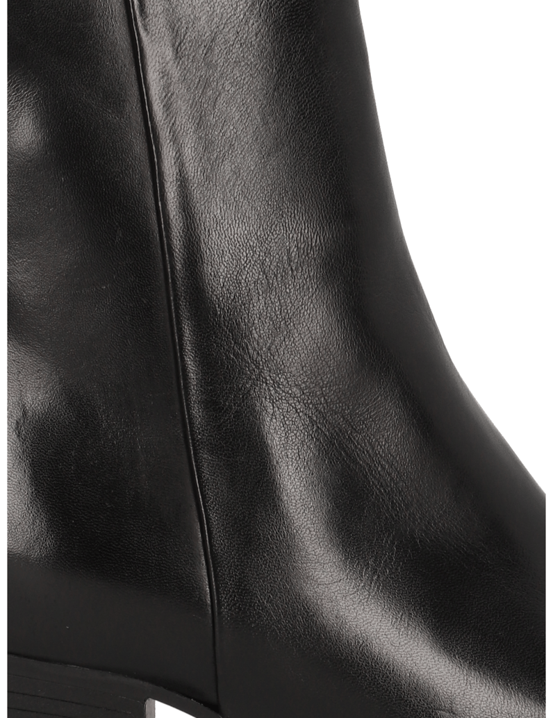 Lazzarini-Glattleder-Stiefelette-schwarz